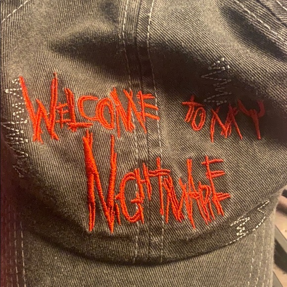 Freddy Krueger set Cap & Tie-Dye tee/dress 2X - Picture 9 of 13